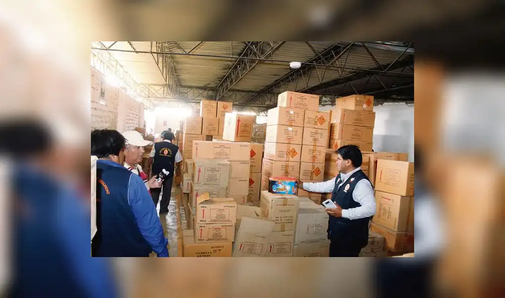 Incautan diez toneladas de artefactos pirotécnicos en depósito en La Victoria
