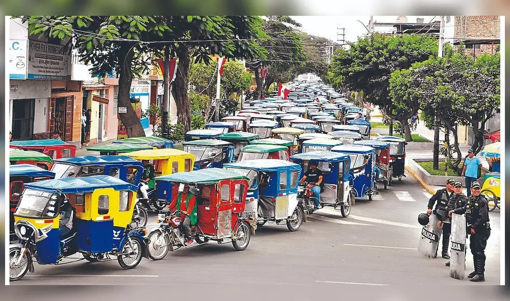 Mototaxistas irresponsables