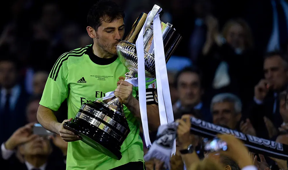 Real Madrid sobre Iker Casillas: ”El mejor portero de la historia del club y del fútbol español”. Foto: AFP