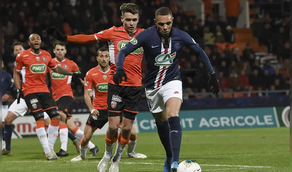 PSG venció 1-0 a Lorient y clasificó a octavos de final de la Copa de Francia. Foto: AFP. PSG venció 1-0 a Lorient y clasificó a octavos de final de la Copa de Francia. Foto: AFP.