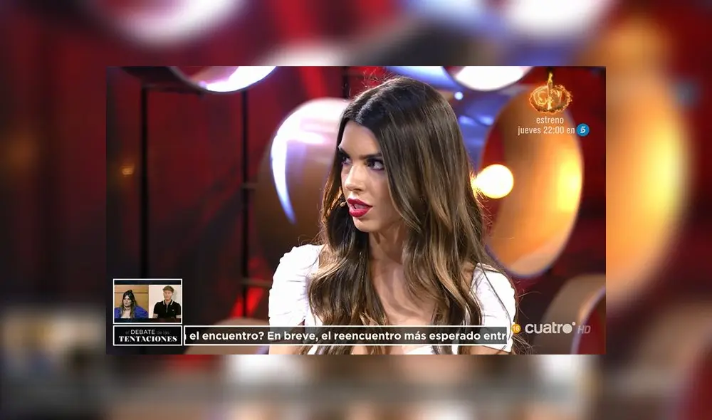 Andrea se mostró sumamente fastidiada luego de la revelación de Ismael. (Foto: Cuatro)