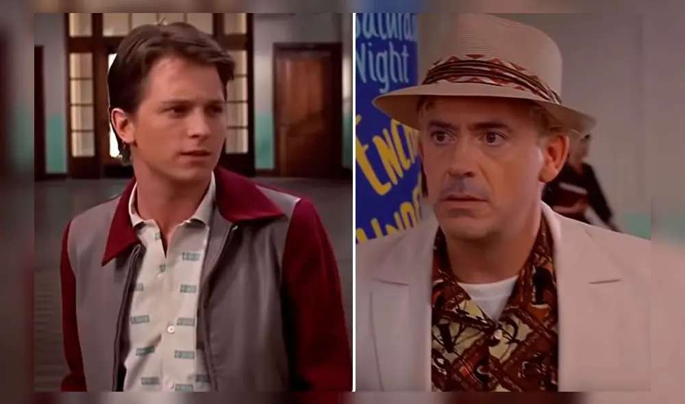 Personajes de Marvel salen en cinta de Volver al Futuro. Créditos: Composición