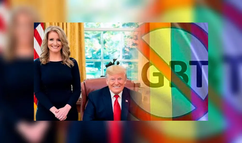 Jenna Ellis, la nueva asesora de Donald Trump que rechaza a la comunidad LGTBI. Foto: Composición