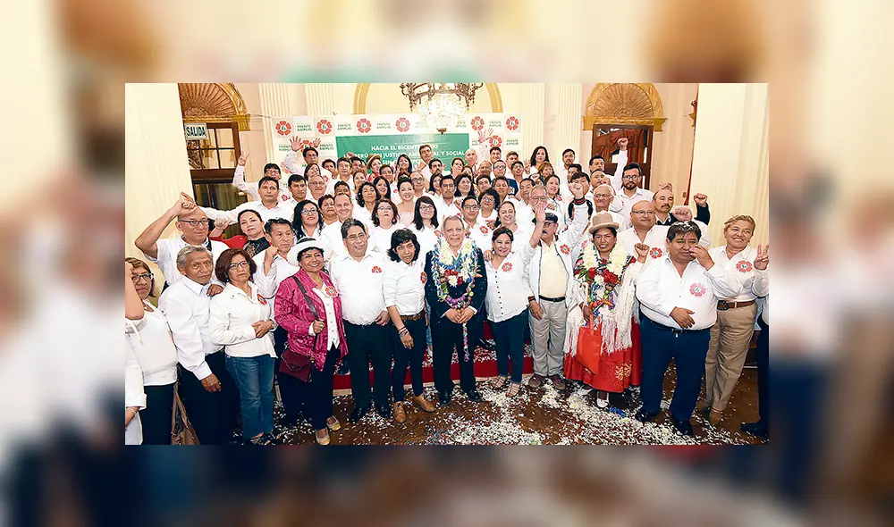 Plataforma. de lucha del Frente Amplio tiene que ver con la defensa de los derechos de los trabajadores. Crédito: Melisa Merino Plataforma. de lucha del Frente Amplio tiene que ver con la defensa de los derechos de los trabajadores. Crédito: Melisa Merino
