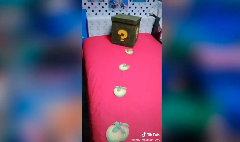 Desliza las imágenes para ver la increíble sorpresa que preparó una joven para su novio quien es fan de Crash Bandicoot. Foto: captura de TikTok/@andy_malakian
