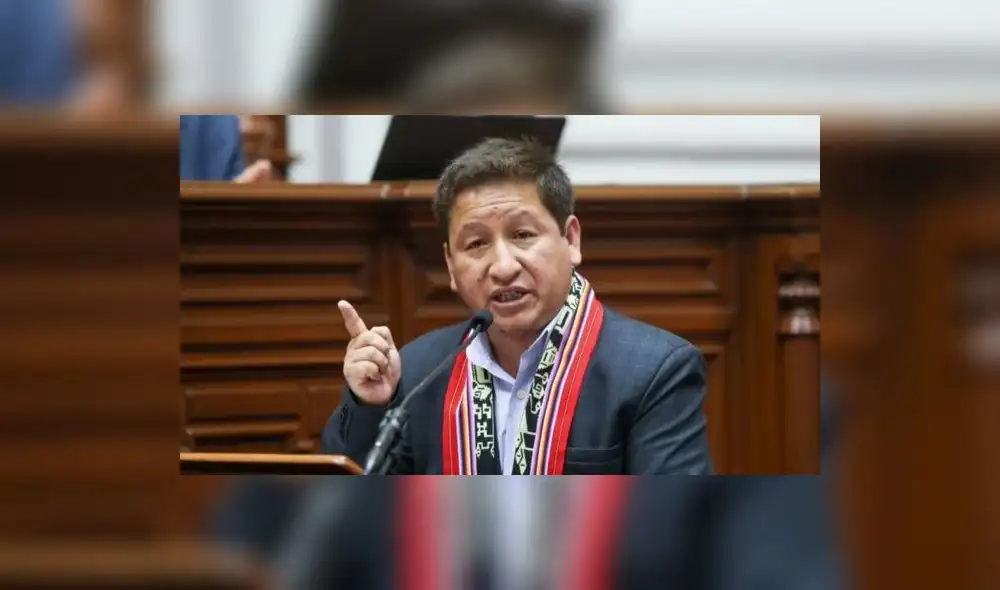 Guido Bellido negó estar detrás de las manifestaciones que vienen desarrollándose en el país. Foto: Congreso Guido Bellido negó estar detrás de las manifestaciones que vienen desarrollándose en el país. Foto: Congreso