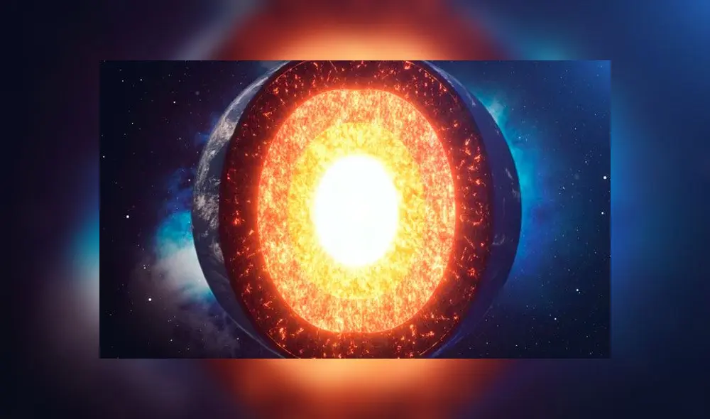 El núcleo interno estaría siendo cubierto por una capa de nieve de hierro. El núcleo interno estaría siendo cubierto por una capa de nieve de hierro.