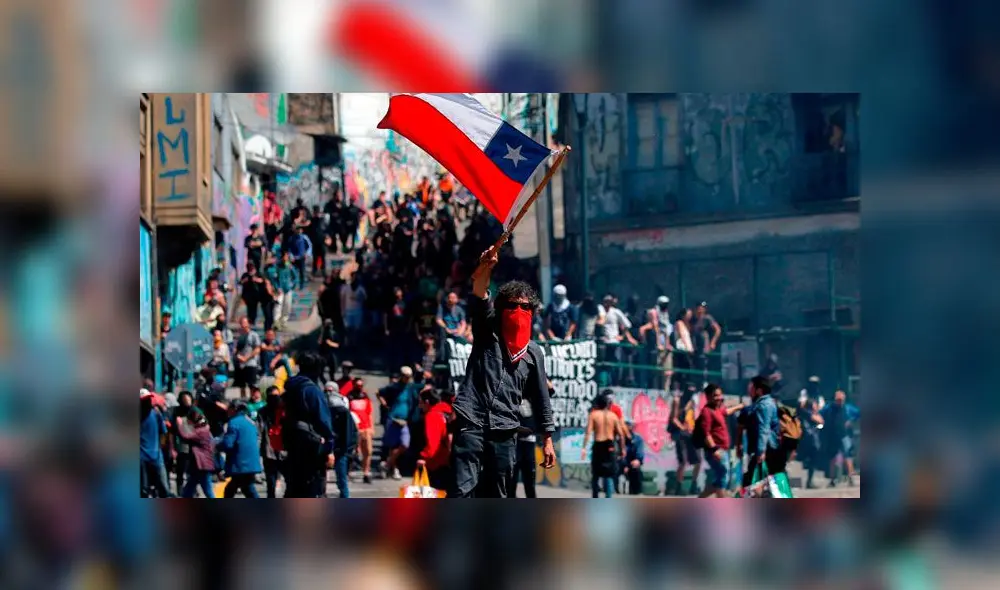 Protestas en Chile estallaron el 18 de octubre. Foto: Difusión Protestas en Chile estallaron el 18 de octubre. Foto: Difusión