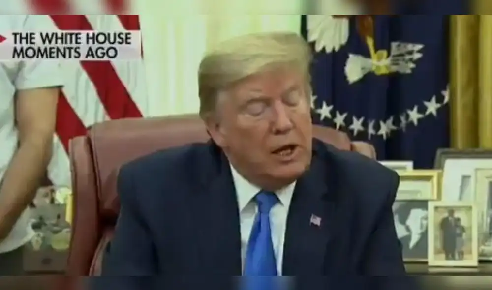 Donald Trump, presidente de Estados Unidos. Foto: Captura.