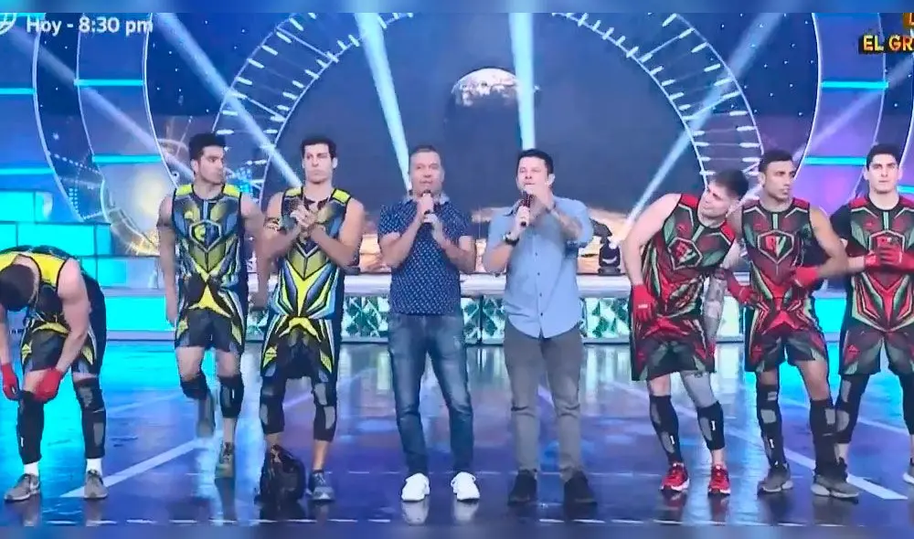 Mario Hart y Mathías Brivio en "Esto es Guerra". Mario Hart y Mathías Brivio en "Esto es Guerra".