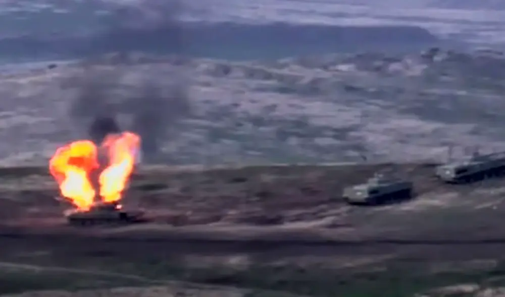 El conflicto de Nagorno Karabaj, el más antiguo en el espacio postsoviético. Foto: AFP