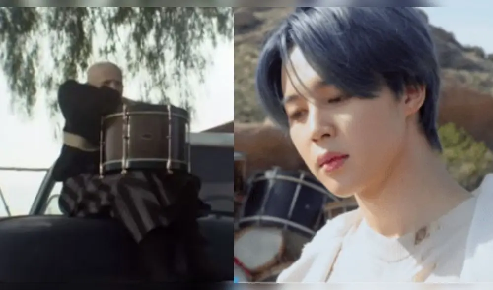 Jimin en el MV "ON" de BTS