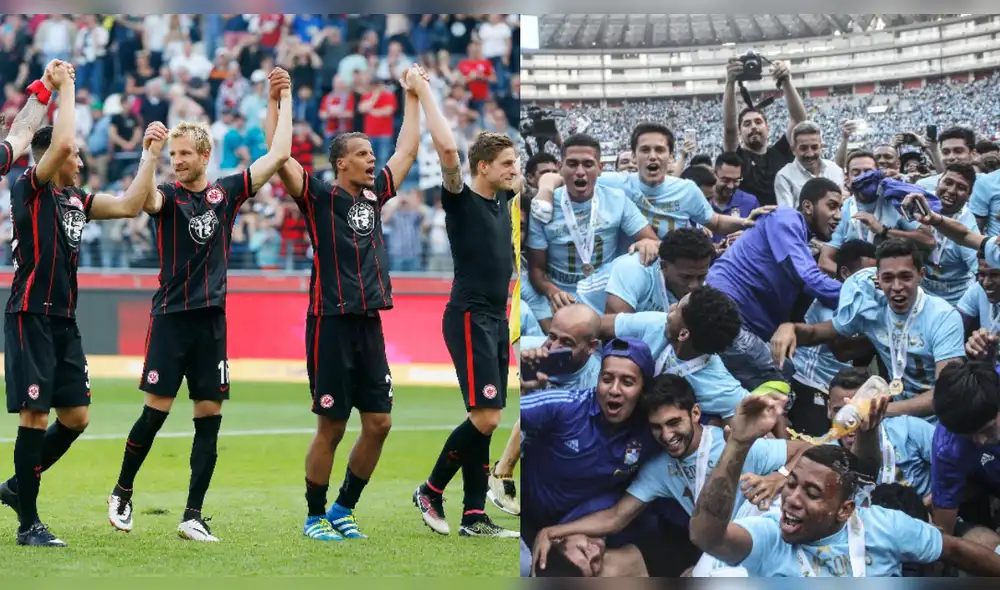 Sporting Cristal fue retado por Eintracht Frankfurt a presentar fotos de las tribunas de su estadio. Sporting Cristal fue retado por Eintracht Frankfurt a presentar fotos de las tribunas de su estadio.