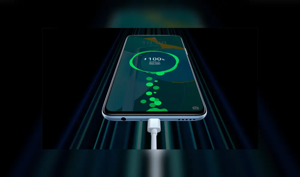 Batería de 4,000 mAh con carga rápida de 40W.