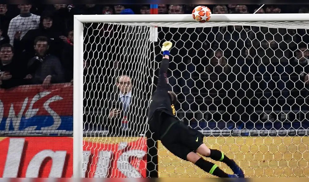 Barcelona vs Lyon: atajada notable de Ter Stegen para evitar el 1-0 [VIDEO]