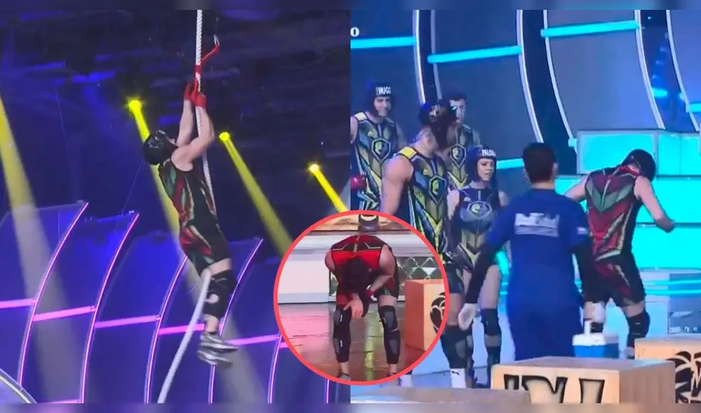 El 'combatiente' se lesionó la mano tras bajar de una soga. El 'combatiente' se lesionó la mano tras bajar de una soga.