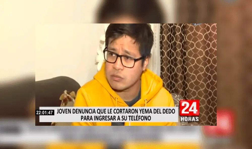 Uber: taxista le corta dedo a joven para robar sus claves de tarjetas
