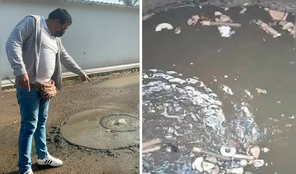 Lambayeque colapso de desagüe Chiclayo Lambayeque colapso de desagüe Chiclayo