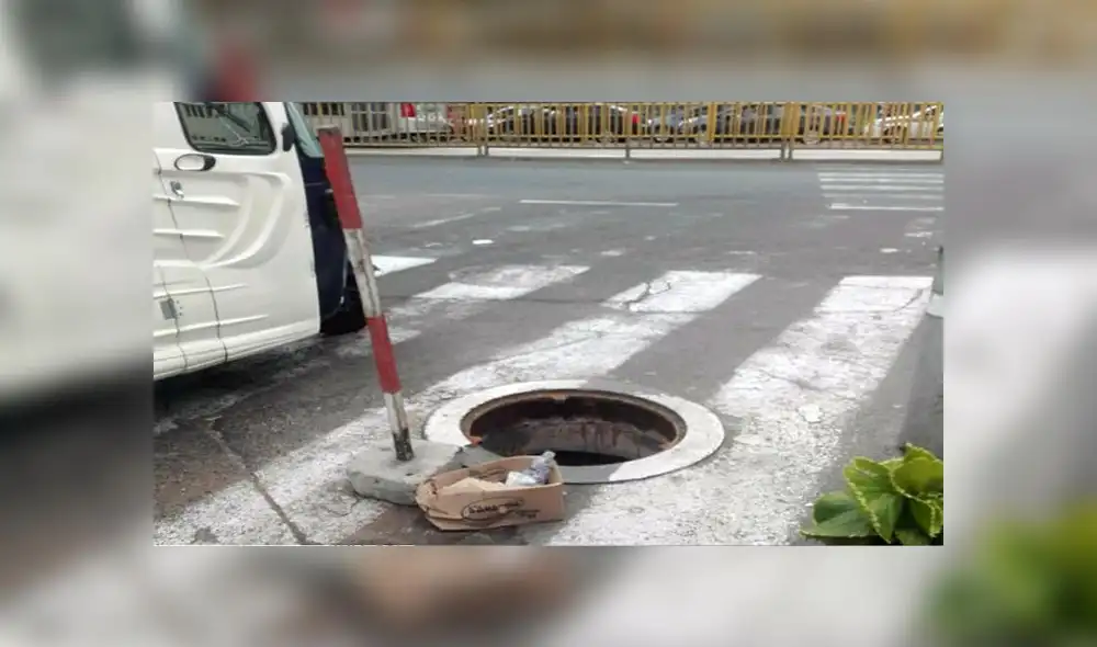 #YoDenuncio: buzón sin tapa es un peligro para la población