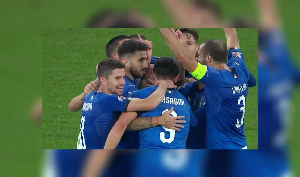 Italia derrotó 1-0 a Polonia con un gol al último minuto por la Liga de Naciones [RESUMEN]