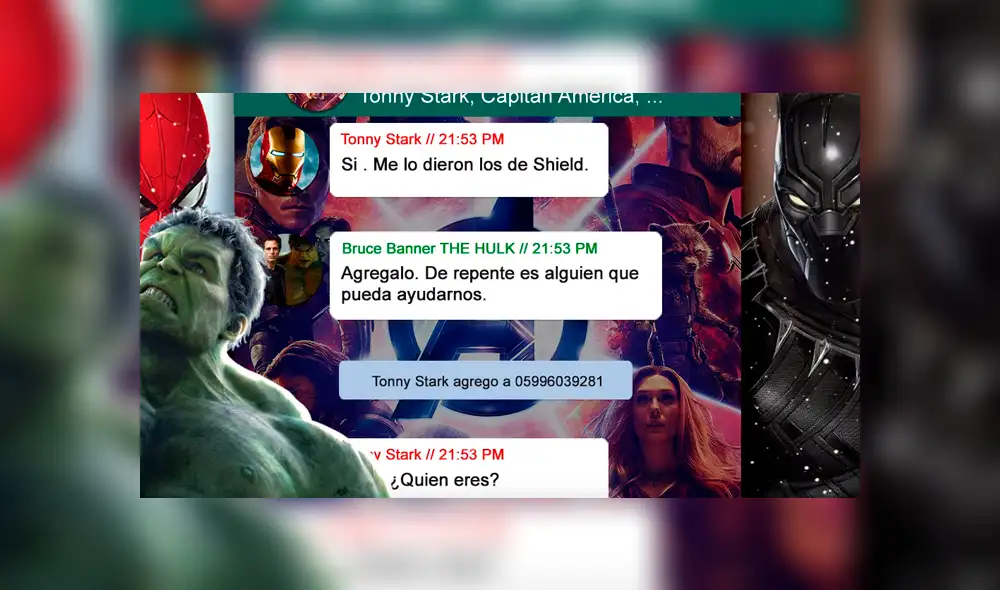 WhatsApp: esta fue la conversación de la Capitana Marvel con Los Vengadores previo a Avengers 4 [FOTOS]