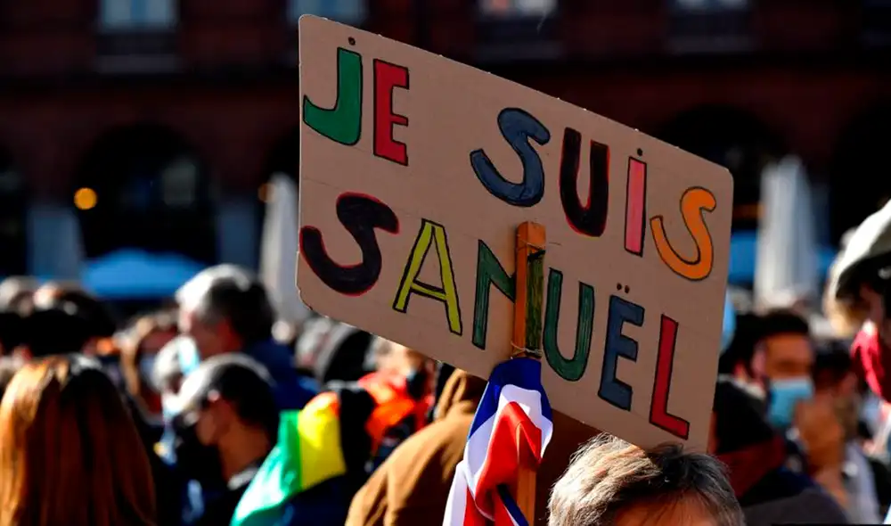 Las concentraciones fueron convocadas primero por la revista satírica Charlie Hebdo y luego se sumaron los principales partidos políticos, SOS Racismo y los sindicatos de la enseñanza. Foto: Georges Gobet / AFP