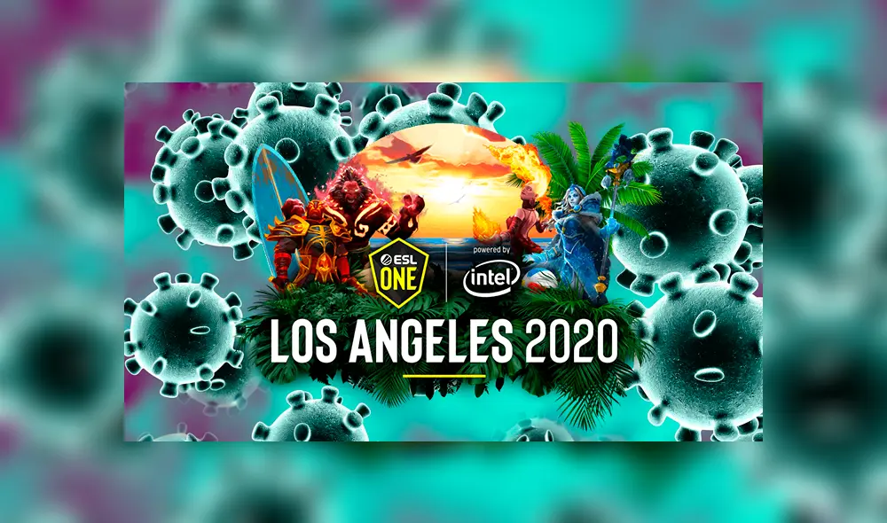La Major ESL One Los Angeles 2020 de Dota 2 es suspendida para evitar contagio del coronavirus.