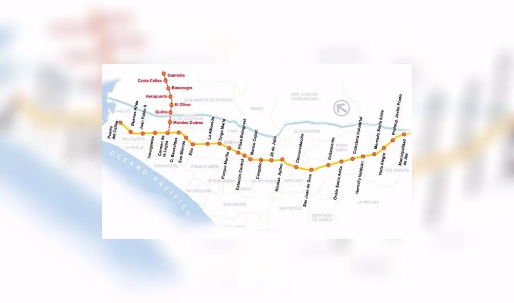 Estaciones de la Línea 2 del Metro de Lima. Foto: AATE