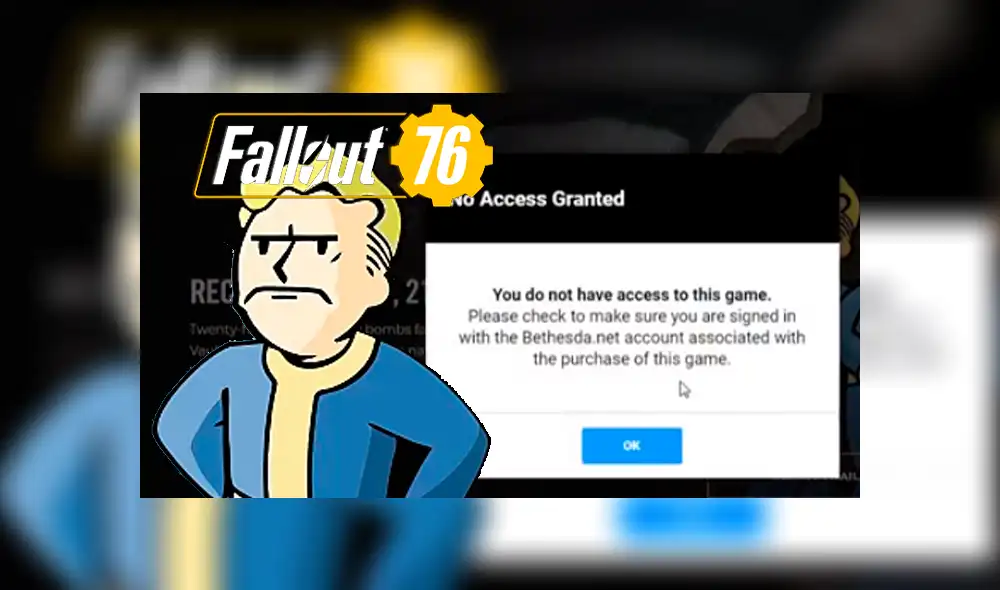 Fallout 76: Bug obliga a comprar el juego para desinstalarlo y los fans están furiosos [VIDEO]