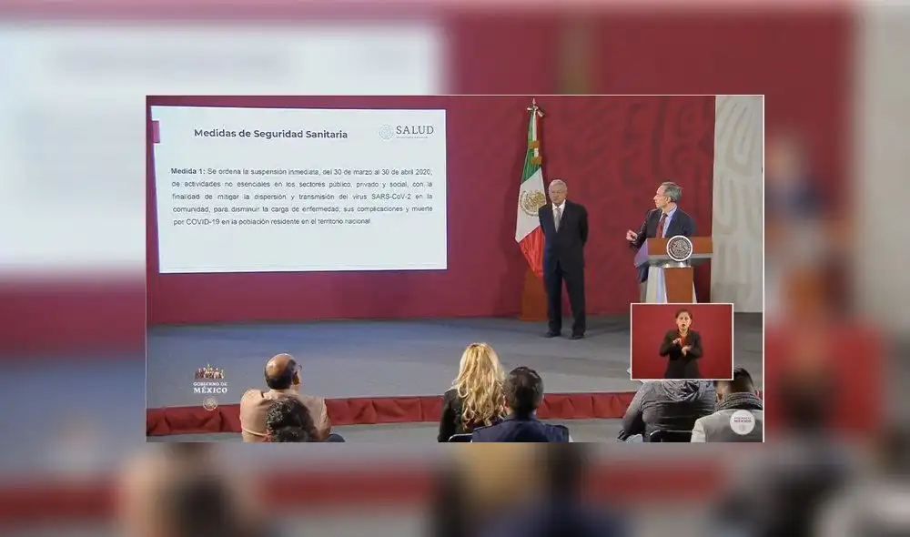 Hugo López-Gatell anuncia suspensión de actividades no esenciales