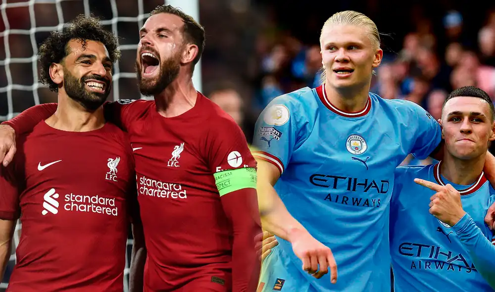 Liverpool vs. Manchester City: ambas escuadras se jugarán el pase a cuartos de final de la EFL Cup. Foto: composición La República/EFE/AFP