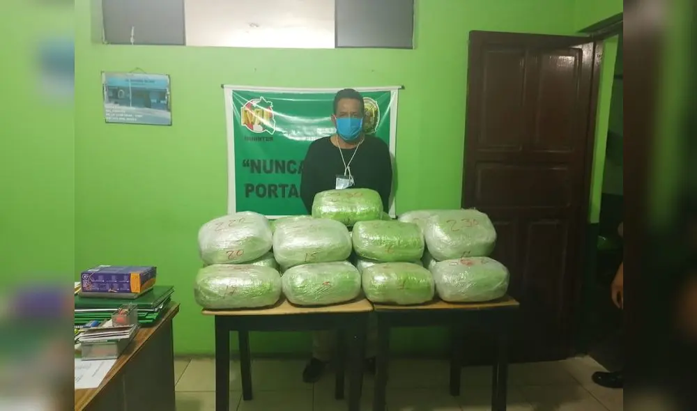 cae con 50 kilos de marihuana cae con 50 kilos de marihuana