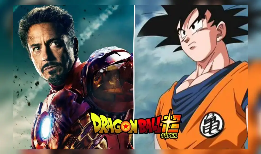 Cross over de Iron Man y Dragon ball. Créditos: composición