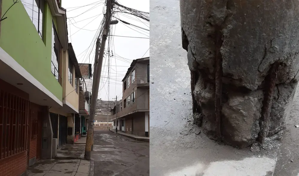 Piden retirar el poste.