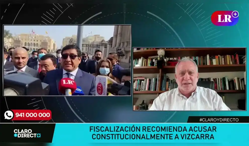 Augusto Álvarez Rodrich en Claro y Directo. Foto: LR+ Augusto Álvarez Rodrich en Claro y Directo. Foto: LR+