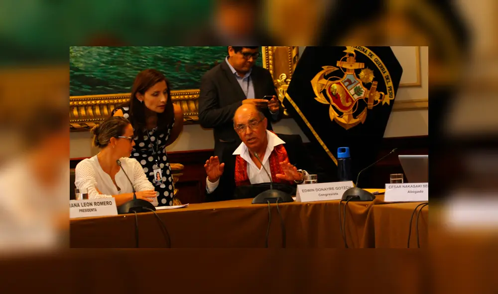 Edwin Donayre expuso su defensa ante Comisión de Levantamiento de Inmunidad
