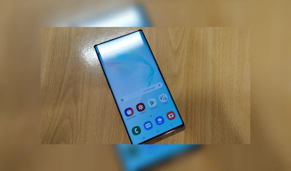 El Samsung Galaxy Note 10+ tiene 12 GB de RAM y una batería de 4300 mAh. Foto: Juan José López. El Samsung Galaxy Note 10+ tiene 12 GB de RAM y una batería de 4300 mAh. Foto: Juan José López.