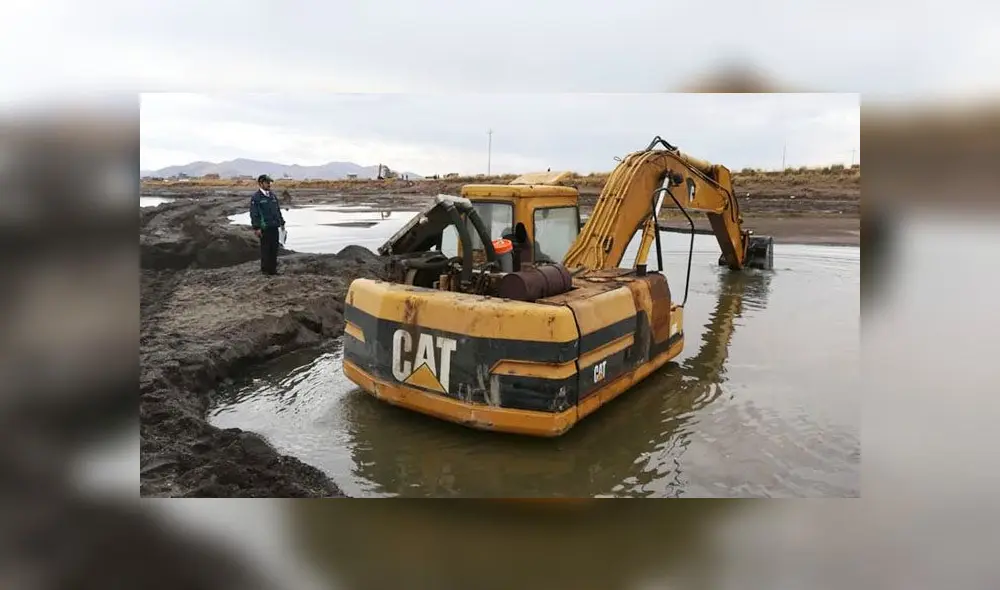 Maquinaria pesada era usada para la minería ilegal en Puno