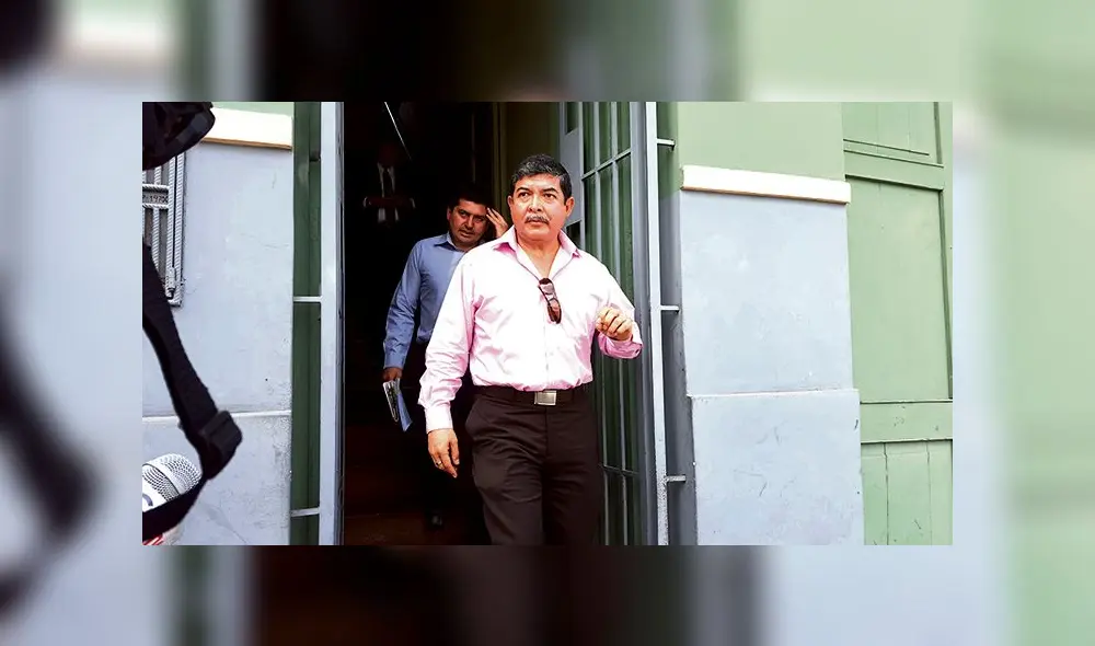 A reclusorio. Jiménez es investigado por recibir una supuesta coima de S/300 000 en 2018.