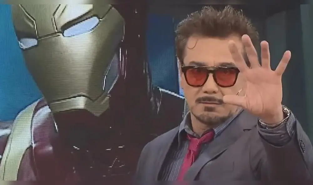 Avengers: imitador de Tony Stark asombra con gran parecido en TV