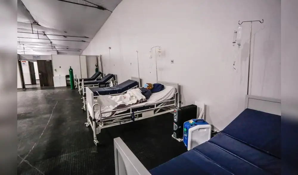 HOSPITAL COVID AREQUIPA. En este nosocomio hay 100 camas disponibles sin embargo temen que estas se saturen.