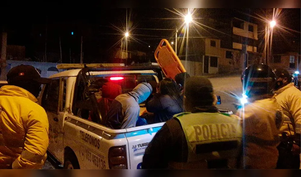 Agentes encontraron a seis varones y una mujer en estado de ebriedad. Foto: Municipalidad de Mariscal Nieto. Agentes encontraron a seis varones y una mujer en estado de ebriedad. Foto: Municipalidad de Mariscal Nieto.