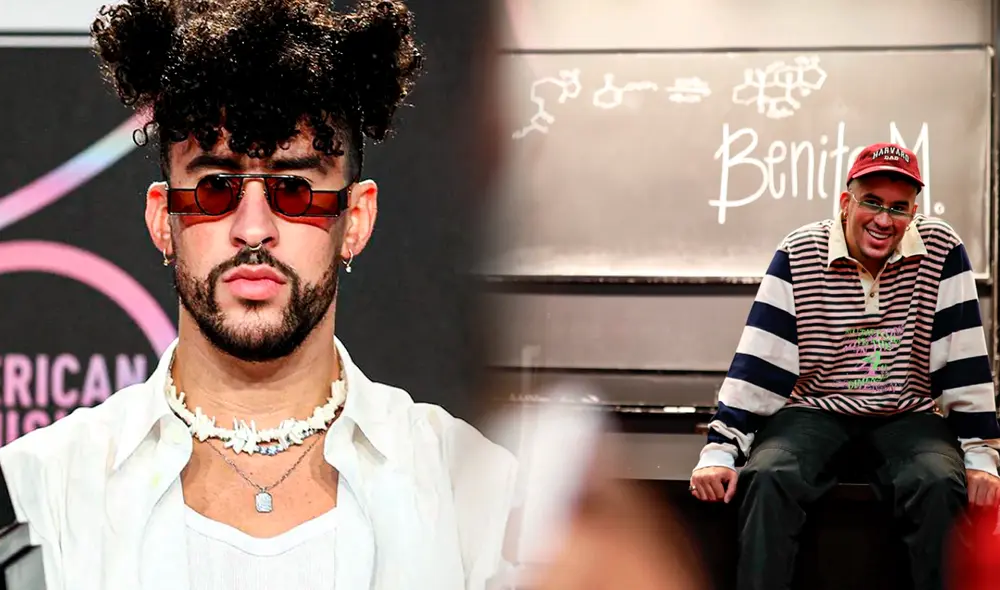 Bad Bunny lanzó su primer éxito internacional en 2016 y hoy da conciertos en todo el mundo, como el Perú. Foto: composición LR/AFP