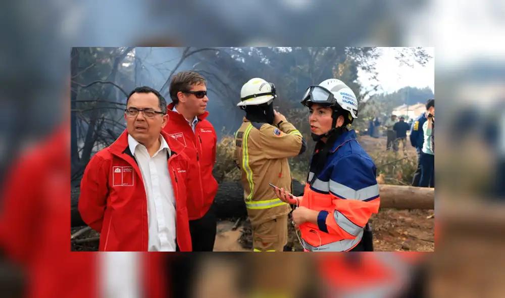 Chile declara alerta roja en Valparaíso por incendio forestal “intencional”