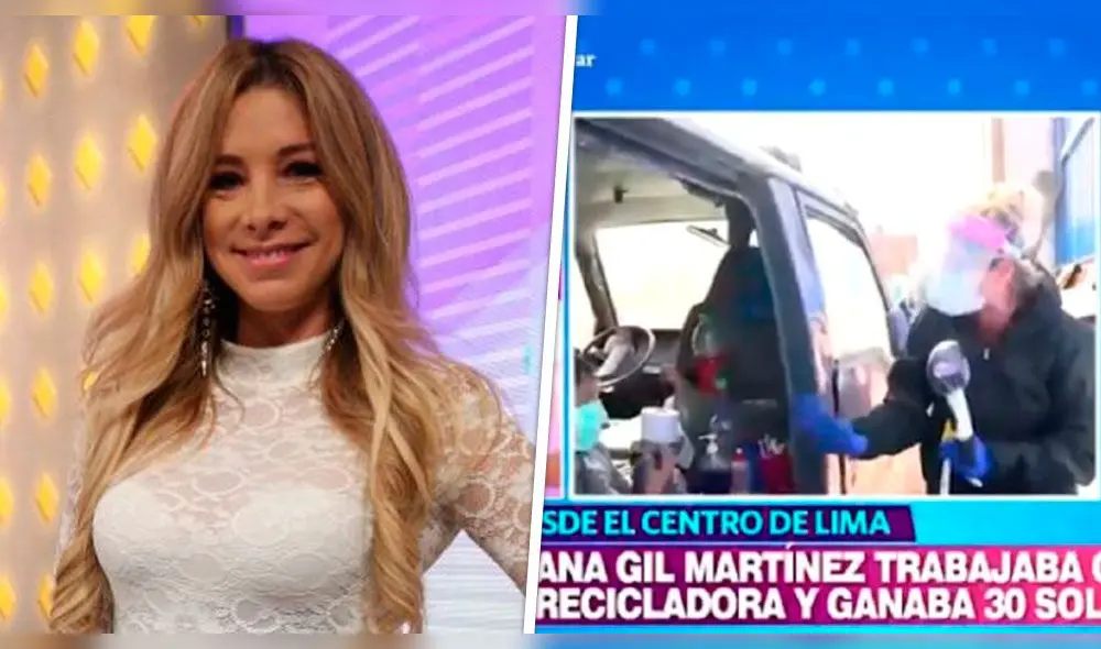 La conductora de televisión se quebró al escuchar el caso de una madre de familia y sus tres hijos.