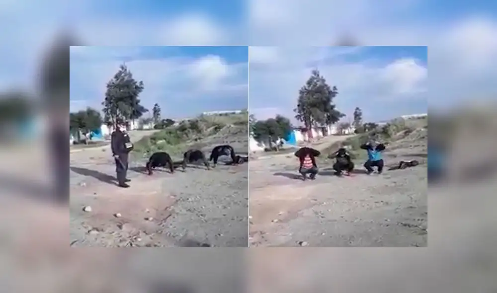 Muchachos jugaban fútbol en pleno estado de emergencia, burlando el aislamiento social obligatorio.