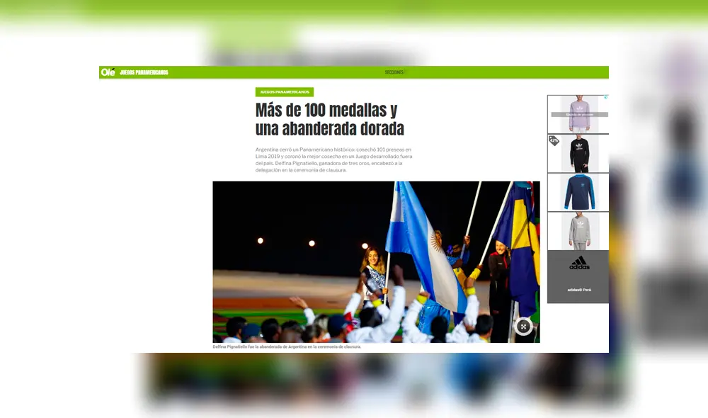 La prensa internacional elogió al Comité que organizó la clausura de los Panamericanos Lima 2019. La prensa internacional elogió al Comité que organizó la clausura de los Panamericanos Lima 2019.