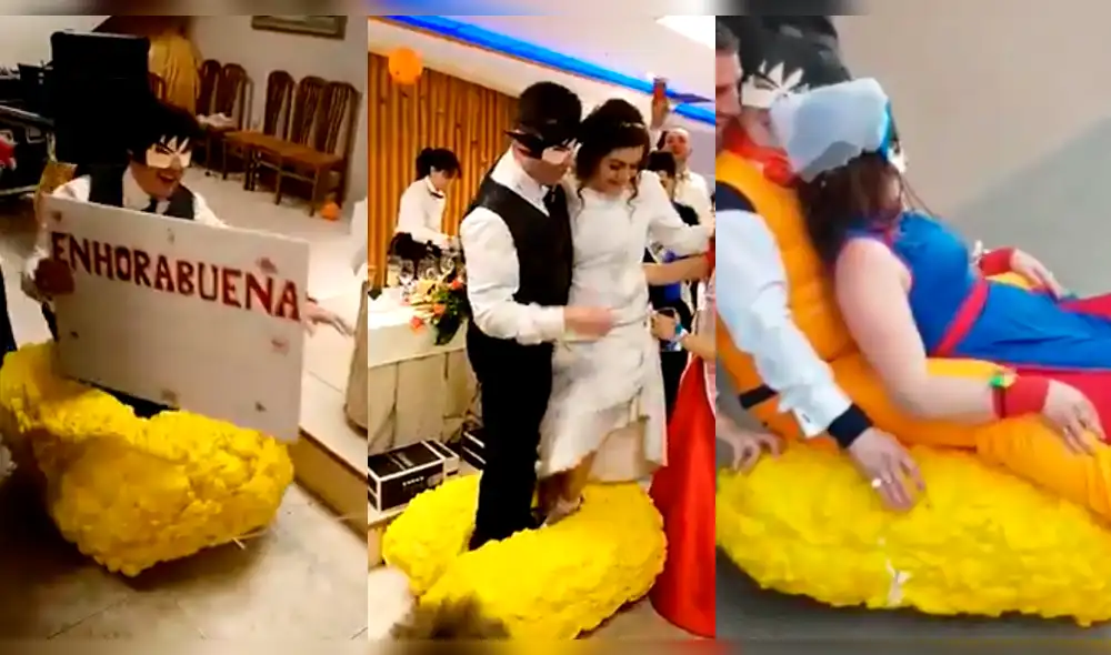 Dragon Ball Super: Novio llega a su boda en 'nube voladora' y final es de película [VIDEO]