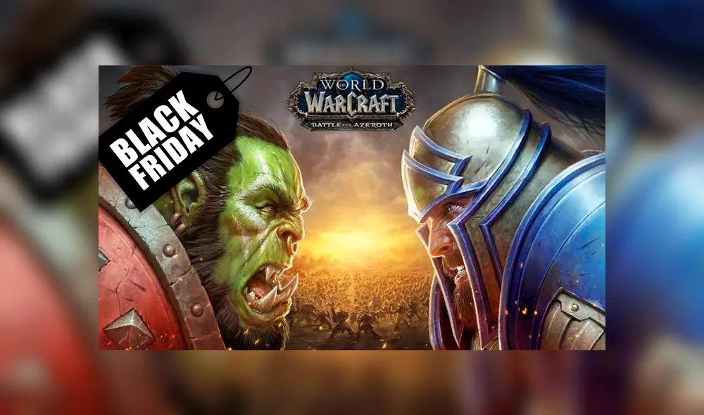 Black Frday llegó a Blizzard y anuncia ofertas en World of Warcraft Battle For Azeroth.