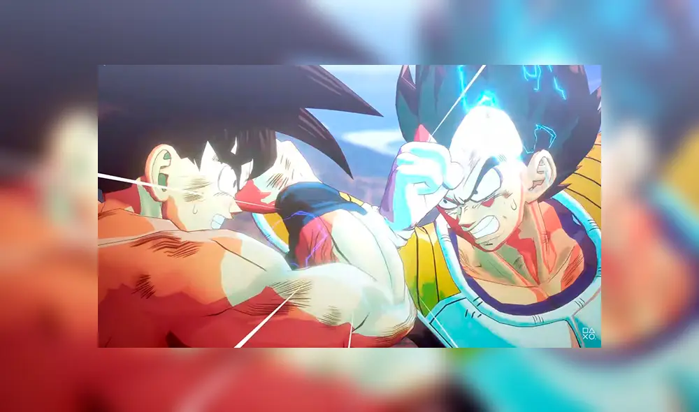 Vegeta y Goku miden fuerzas en la Tierra.